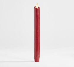 Premium Flickering Flameless Wax Taper Candle