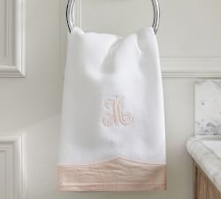 Monique Lhuillier Daphne Applique Hand Towel