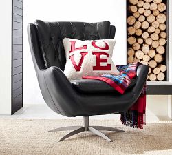 Garnet Plaid Oversized Throw