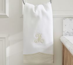 Monique Lhuillier Daphne Applique Hand Towel