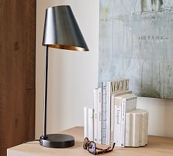 Bauer Metal USB Task Table Lamp (24&quot;)