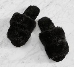 Faux Shearling Slippers