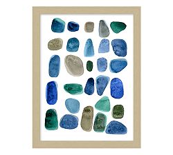 Ocean Pebbles Print