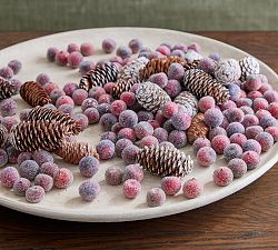 Pinecone And Cranberry Vase Filler