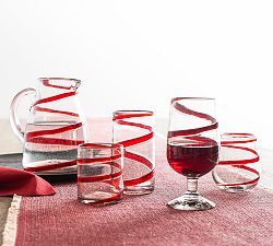 Red Ribbon Handcrafted Drinkware Collection