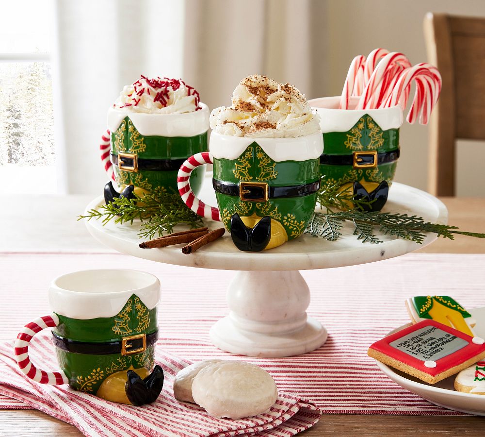 Elf Figural Stoneware Mug