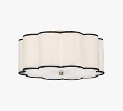 Tess Scalloped Flush Mount (16&quot;-24&quot;)