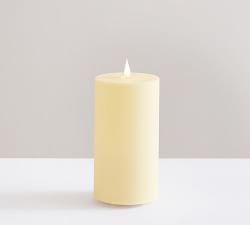 Classic Flickering Flameless Outdoor Pillar Candles