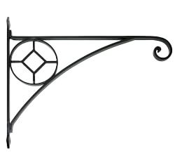 Swirl Wrought Iron Wall Bracket