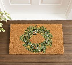 Wreath Light Up Doormat