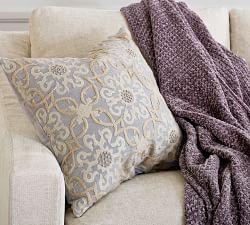 Sawyer Medallion Embroidered Pillow