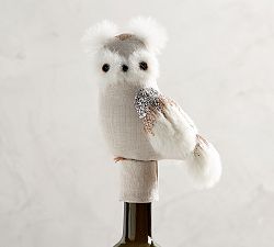 Arctic Owl Wine Topper
