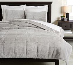 Alpine Faux Fur Quilt &amp; Shams