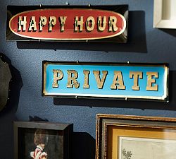 Ken Fulk Decoupage Signs