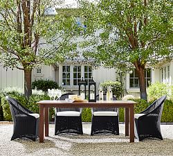 Chatham Mahogany Extendable Outdoor Dining Table