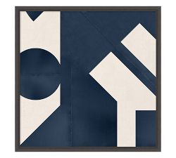 Geometric Silhouette Paper Print