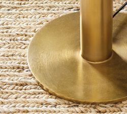 Sterling Travertine Floor Lamp (65")