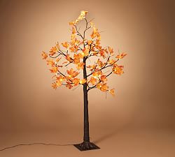 Open Box: Electric Maple Leaf Tree with Warm White Lights