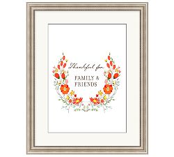 Thankful for Family &amp; Friends - Silver