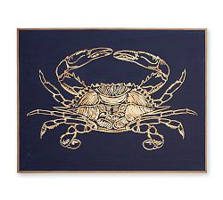 Carved Wood Crab Wall Art