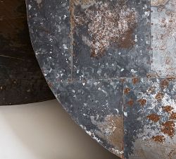 Galvanized Metal Patchwork Art