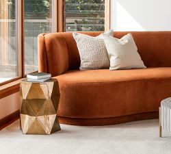 Monark Geometric Metal Accent Table (13&quot;)
