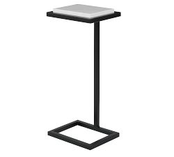 Steiner Marble Square Accent Table (10&quot;)