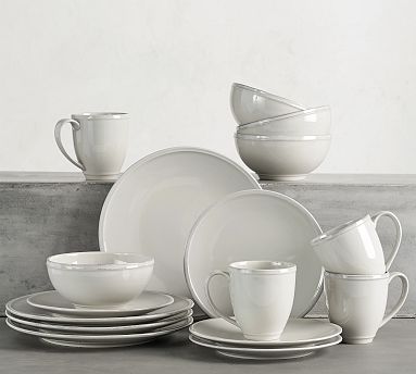 Costa Nova Friso 16-Piece Dinnerware Set | Pottery Barn