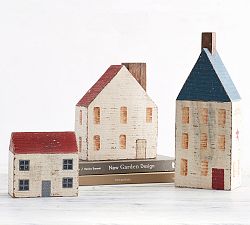 Americana Wooden Decorative Houses