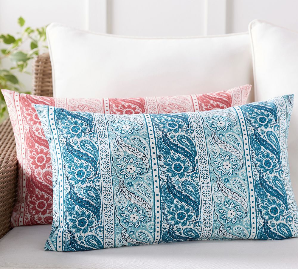 Outdoor Quinta Print Lumbar Pillow