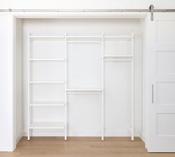 Essential Reach-In Closet by Hold Everything, 7' Hanging System with Shelves​