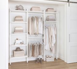 Essential Reach-In Closet by Hold Everything, 7' Hanging System with Shelves​