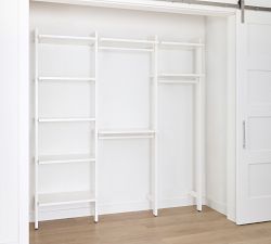 Essential Reach-In Closet by Hold Everything, 7' Hanging System with Shelves​