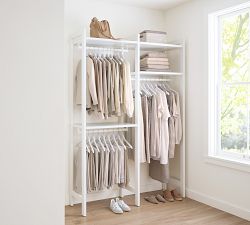 Essential Walk-In&#160;Closet by Hold Everything, 5' Complete Hanging System&#8203;
