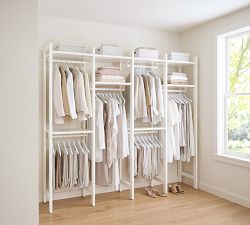 Essential Walk-In Closet by Hold Everything, 8' Complete Hanging System​