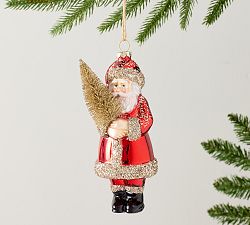 Mercury Santa With Tree Ornament