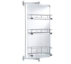 Vintage Rounded Rectangular Swivel Mirror