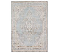 Open Box: Carina Synthetic Rug, 9'3" x 11'10" - Porcelain Blue Multi