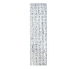 Open Box: Capitola Hand-Tufted Wool Rug, Mineral Blue, 2.5' x 9'