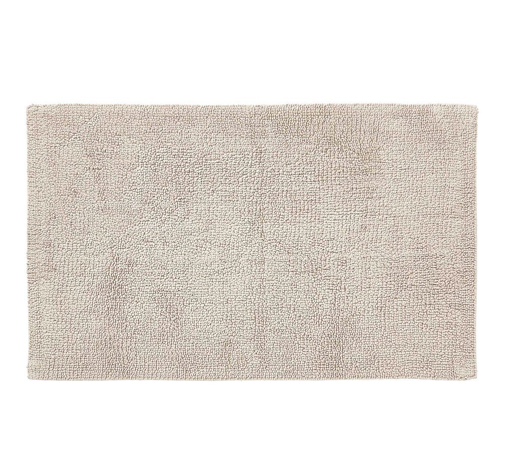 Classic Organic Loop Bath Mat, Simply Taupe