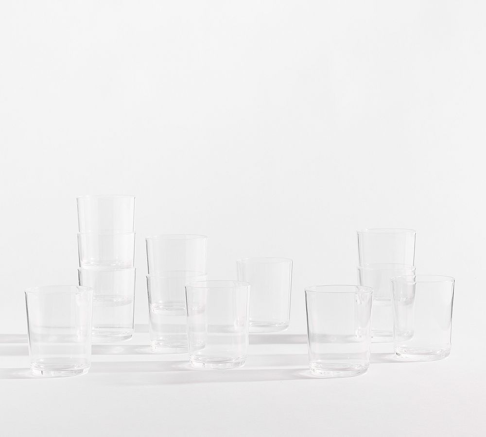 Caterer's Box Outdoor Tumbler Glasses - Set of 12 - Set of 12 - Clear