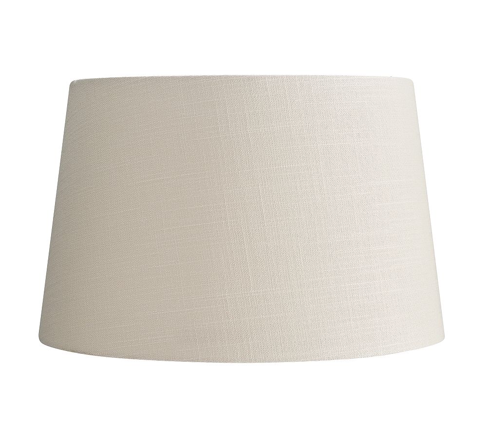 Open Box: Gallery Linen Tapered Drum Lamp Shade, Medium, 15" - Sand