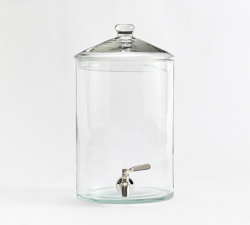 Clear Glass Drink Dispenser | Pottery Barn
