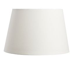 Open Box: Gallery Linen Tapered Drum 19.5" Lamp Shade, Extra Large - White