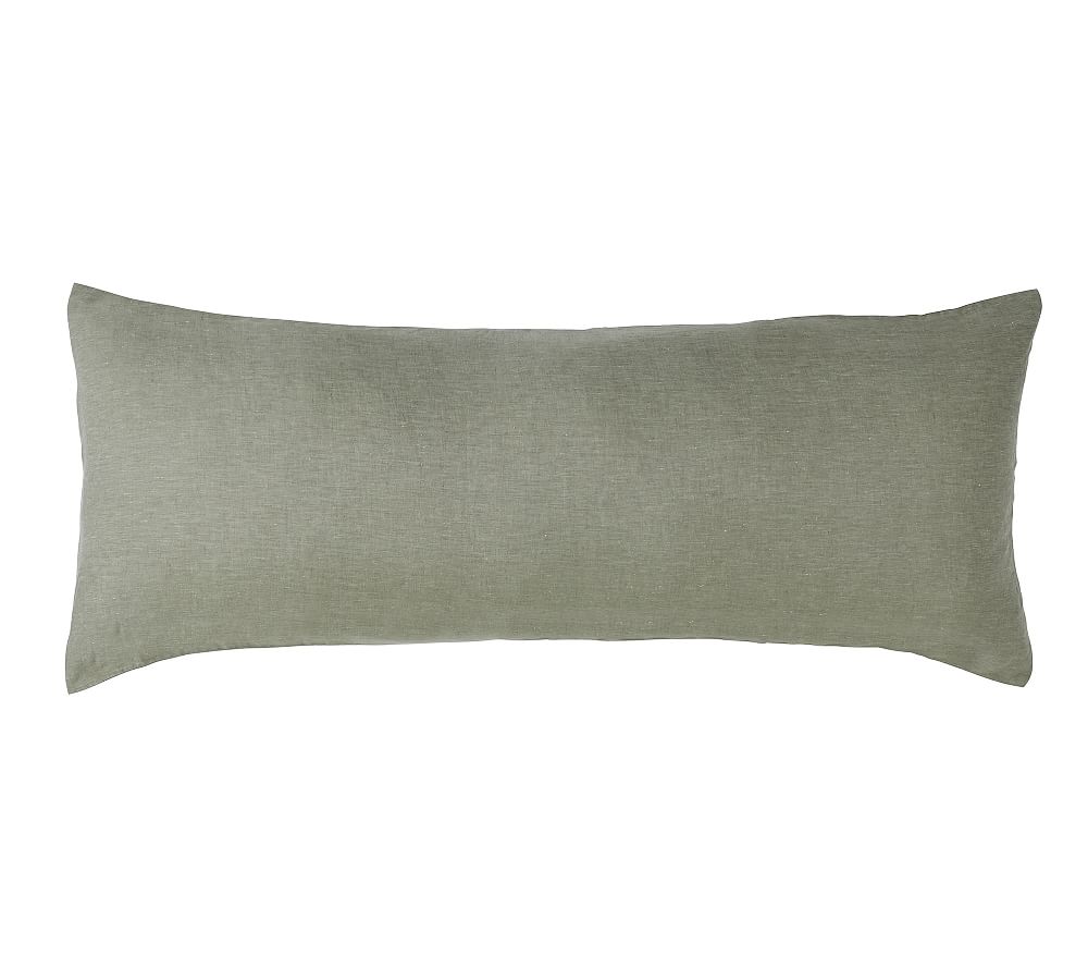 Belgian Flax Linen Oversized Lumbar Sham (Lodan Color)
