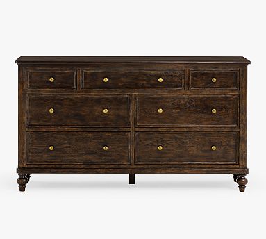 Augusta 7-Drawer Dresser, Sienna Brown
