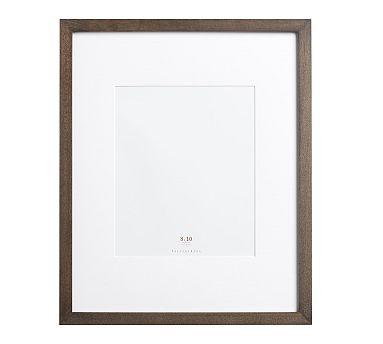 Wood Gallery Single Opening Frame, 8x10 (14x17 overall) - Charcoal