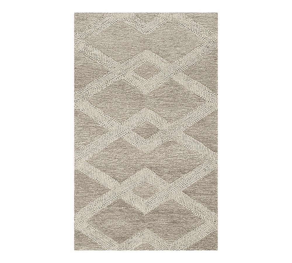 Open Box: Chase Textured Hand-Tufted Wool Rug, 4' x 6' - Natural