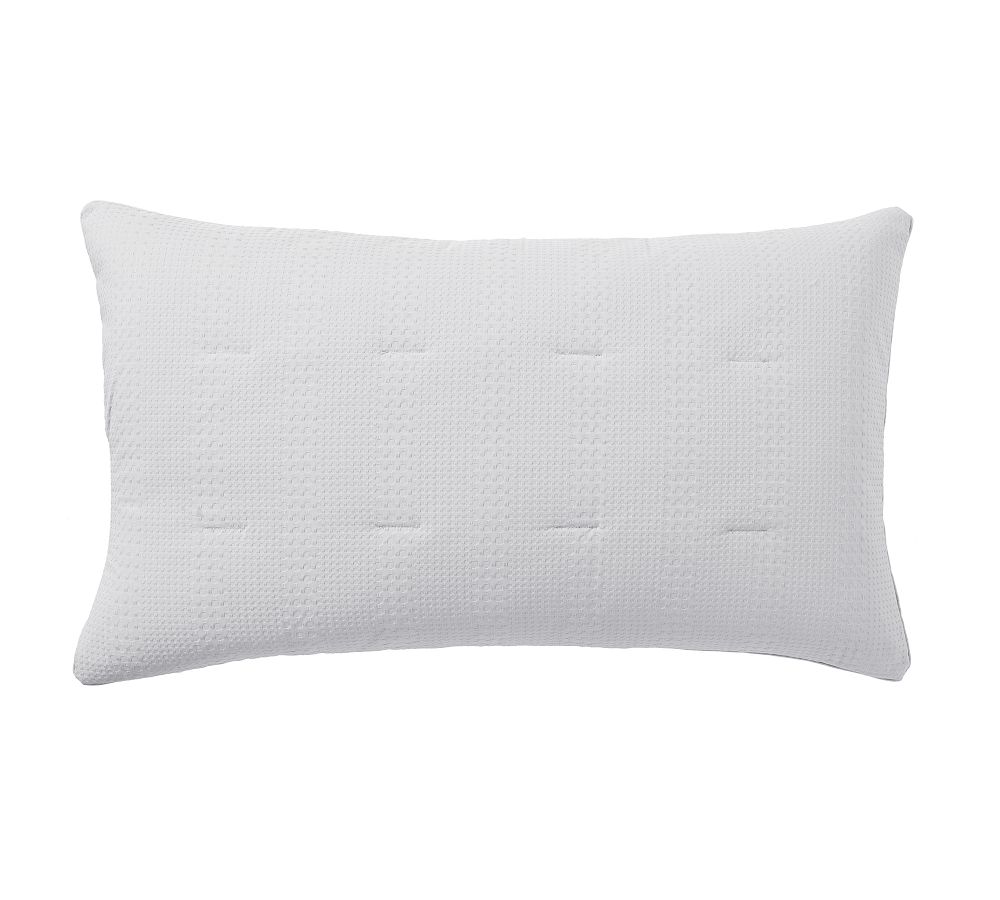 Honeycomb Cotton Comforter Sham *King* *Gray Mist*