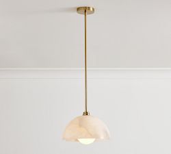 Windham Alabaster Dome Pendant (12&quot;)